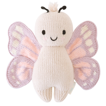Baby Butterfly Knit Doll by Cuddle & Kind / Pink & Lilac