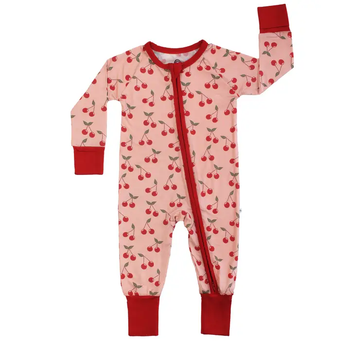 Very Cherry Bamboo Convertible Footie