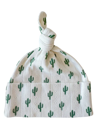 Cactus / Organic Pointelle Beanie