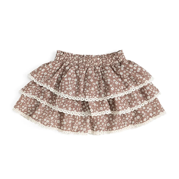 Mocha Floral Skort