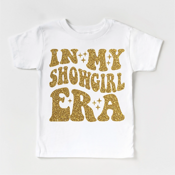 In My Showgirl Era T-Shirt / Gold Glitz Print