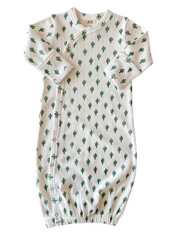 Cactus / Organic Pointelle Gown