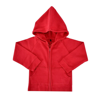 Organic Hoodie / Scarlet Red