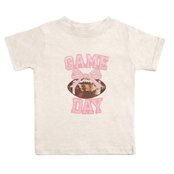 Game Day Sequin Patch S/S Football T-Shirt
