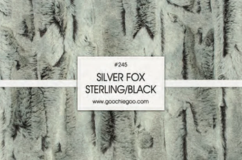 Silver Fox & Sterling Black / Rellek Ragz Collection / Throw Blanket