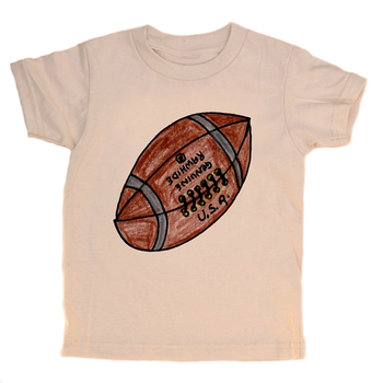 Football Natural Organic S/S & L/S Tee