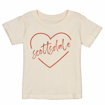 Scottsdale Heart Organic Tee / Onesie