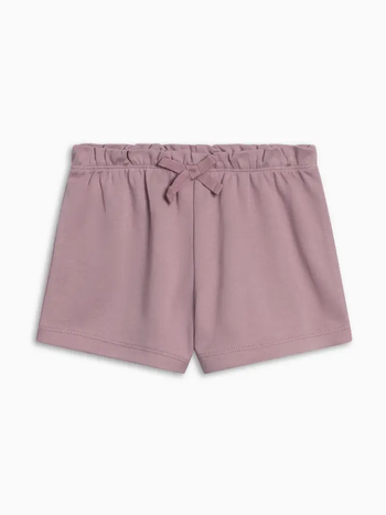 Organic Fay Ruffle Waist Short - Fog