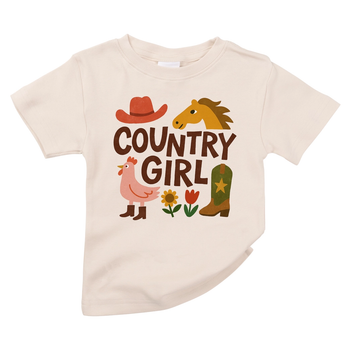 Country Girl Western Organic Cotton Shirt / Beige