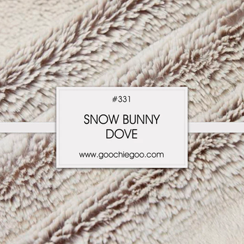 Luxe Cuddle Snow Bunny Dove / Rellek Ragz Collection Throw Blanket