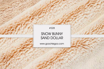 Luxe Cuddle Snow Bunny Sand Dollar / Rellek Ragz Collection Throw Blanket