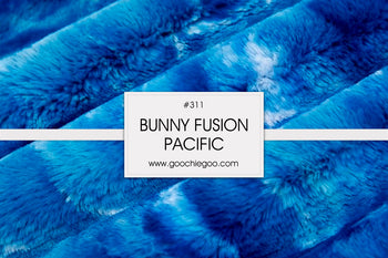 Bunny Fusion Pacific Blue Cuddle Blanket