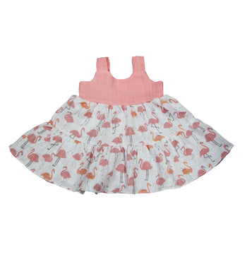 Sun Dress / Solid Top Flamingle