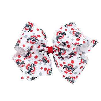 Ohio State Hair Bow