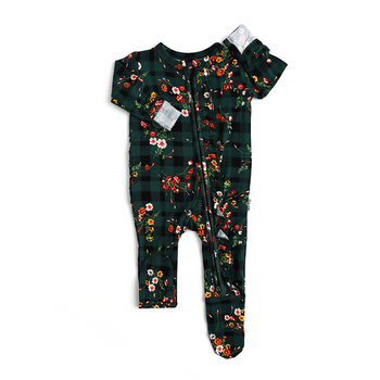 Leighton Ruffle Zip Footie