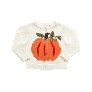 Girls Pia Pumpkin Sweater / Cream