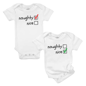 Naughty/Nice Holiday T-Shirt / Onesie