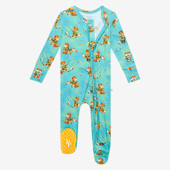 Posh Peanut Arlo Zippered Footie