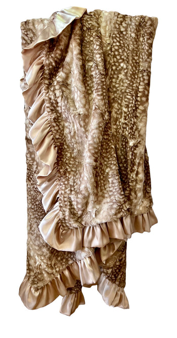 Luxe Cuddle Cappuccino Fawn Throw