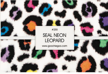 Seal Neon Leopard / Hot Pink - Double Ruffle