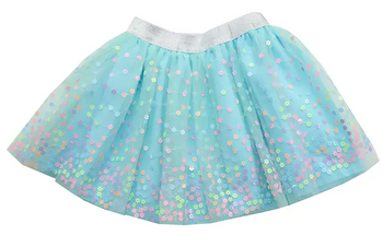 Sprinkle Flower Aqua Tutu *