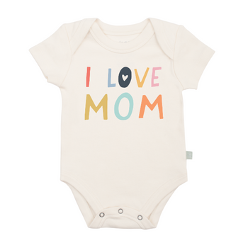 I Love Mom Organic Onesie