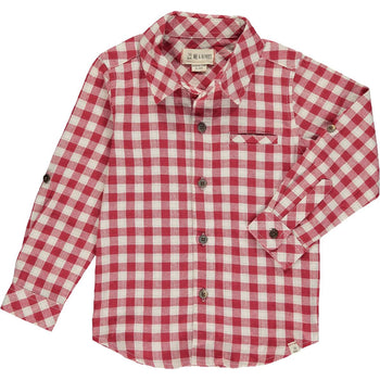 * Red Plaid L/S Shirt