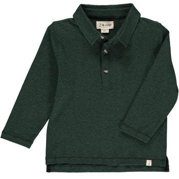 * Millington Green L/S Polo Shirt