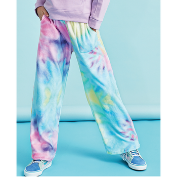 * Pastel Tie Dye Plush Pants