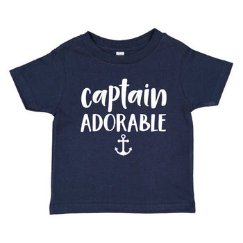 Captain Adorable Navy Tee