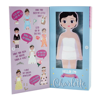 Wooden Magnetic Dress Up Doll / Charlotte