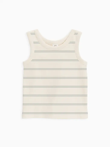 Leni Tank - Fisher Stripe/Ivory + Ocean