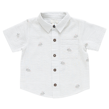 Boys Jack Shirt / Bunny Embroidery