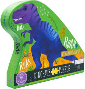 40pc Jigsaw Puzzle / T-Rex Shaped Dinosaur Puzzle