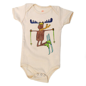 * Moose w/ Shades Ski Onesie
