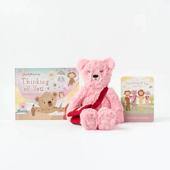 Slumberkins Peony Honey Bear Kin w/Mail Bag